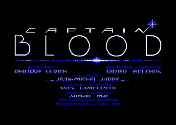 Captain Blood (1988) screen shot title